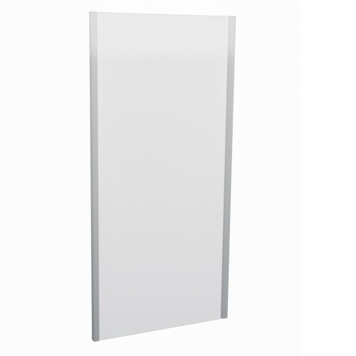 NES Home Nes Home Bi-Fold Folding 700 mm Glass Door with Frameless 900 mm Side Panel 2