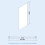 NES Home Nes Home Bi-Fold Folding 700 mm Glass Door with Frameless 900 mm Side Panel 5