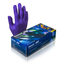 (x-Large x 10 Boxes of 100) Medical grade Quality Cobalt Blue Nitrile gloves