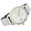 Tommy Hilfiger TOMMY HILFIGER 1781908 WOMEN'S WATCH SILVER GOLD STRAP SILVER DIAL 5