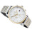 Tommy Hilfiger TOMMY HILFIGER 1781908 WOMEN'S WATCH SILVER GOLD STRAP SILVER DIAL 6