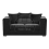 (Black, 2 Seater) Ella Plush Velvet Corner Sofa Range 1
