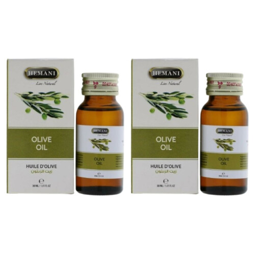 Hemani Olive Herbal Oil 30ml Pack Of 2 |Rich Monosaturated Fats |Strong Antioxidants & Anti-inflammatory|Help Decrease Blood Pressure|Multipurpose Oil