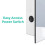 NES Home Nes Home Bathroom LED Mirror Battery Powered Button Switch 500 x 700mm 5