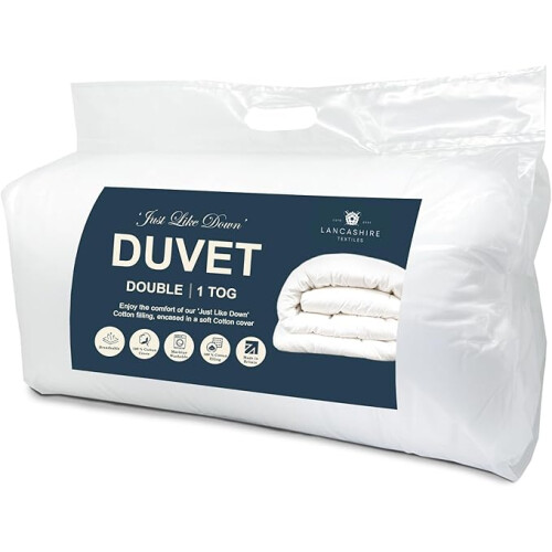 (Double) 1 Tog Summer Duvet