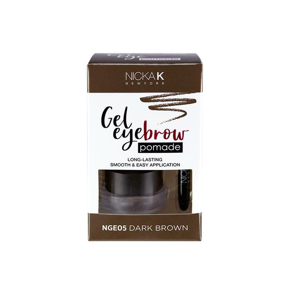 Nicka K Gel Eyebrow Pomade Dark Brown (Nge05)