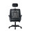 (BLACK ) MOF Mesh Ergonomic Office Chair  Adjustable Headrest 3