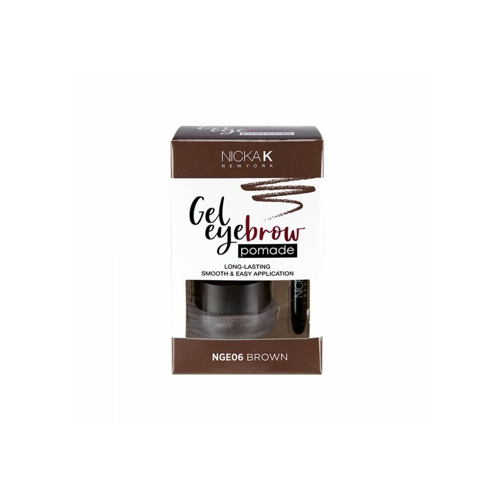 Nicka K Gel Eyebrow Pomade Brown (Nge06)