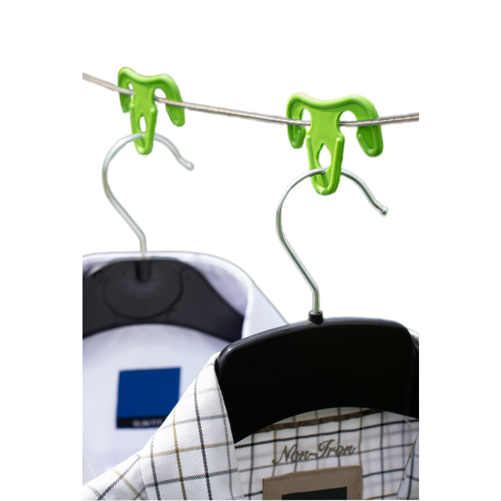 Washing Line Clothes Peg hanger Hook Up Windproof (Pack of 30)