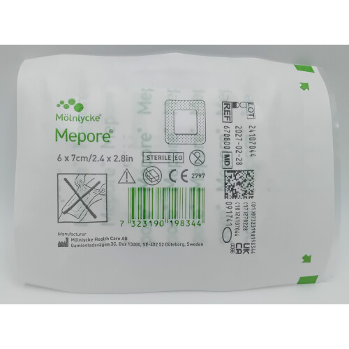 Mepore 6cm x 7cm Pack of 10 - REF: 670800 2