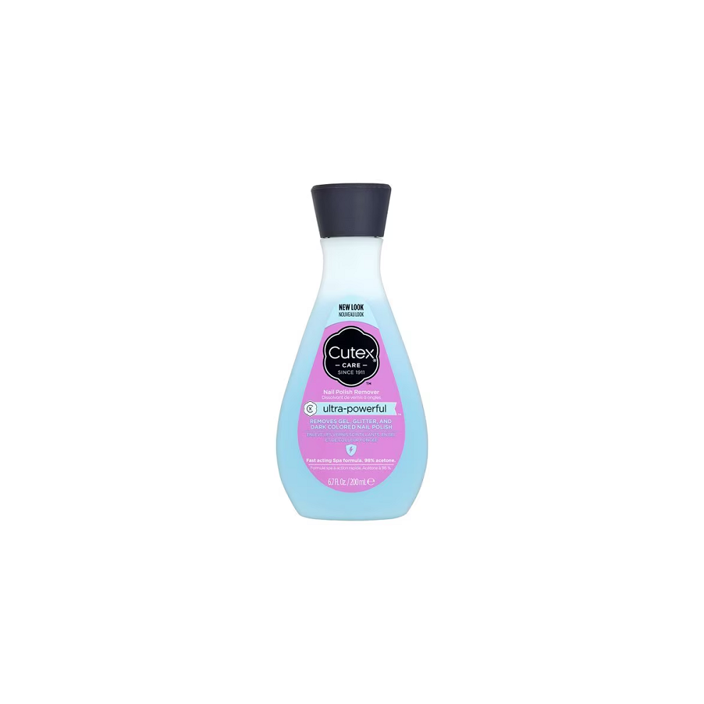 Cutex Care Ultra-Powerful Nail Polish Remover With Acetone 1x 200ml Bottle