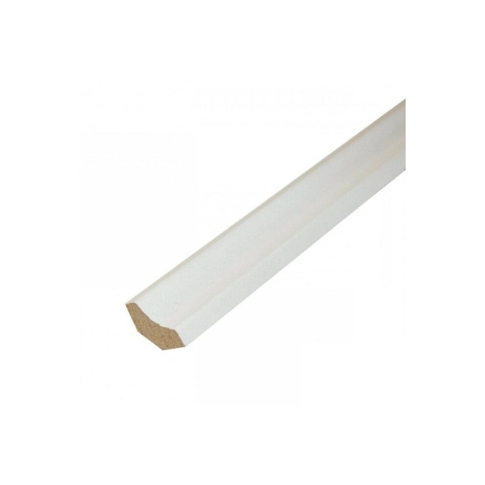 (White) Scotia Beading MDF 2.4m Length (Pack of 10)