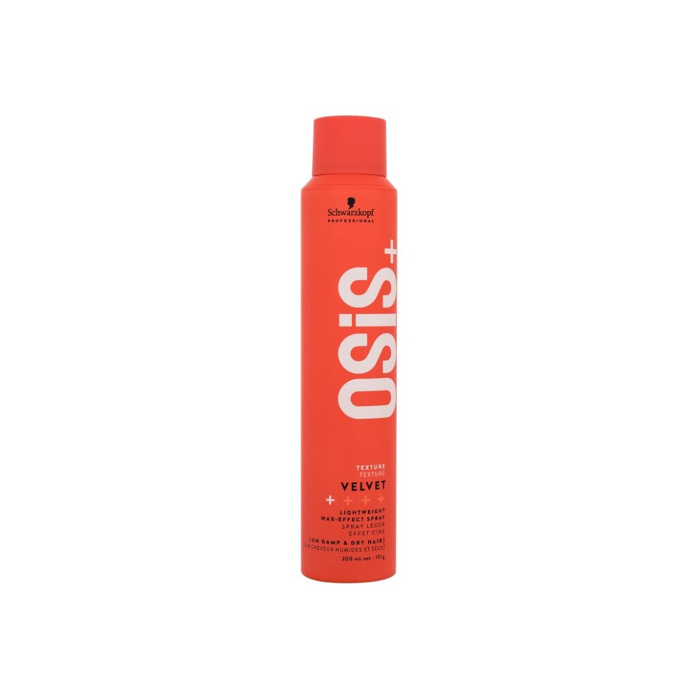 Schwarzkopf Professional - Osis+ Velvet Lightweight Wax-Effect Spray - For Women, 200 ml