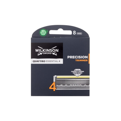 Wilkinson Sword Wilkinson Sword - Quattro Essential 4 Precision Trimmer - For Men, 8 pc