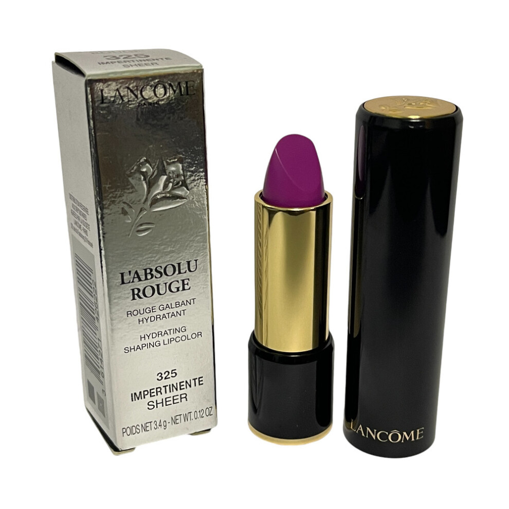 Lancome L'Absolu Rouge Sheer Lipstick 3.4g #325 Impertinente