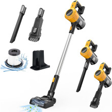 For DeWALT 20v Battery (Battery Not Included): 6-in-1 Lightweight Handheld Vacuum Cleaner with 2 Suction Power Modes - 150W Motor, 14 Kpa