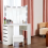 Corner Dressing Table with 3 Mirrors Stool LED Bulbs 5 Drawers 2