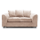 (Beige, 2 Seater Sofa) Monaco Chenille Fabric Corner Sofa Range 1