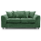 (Green, 3 Seater Sofa) Monaco Chenille Fabric Corner Sofa Range 1