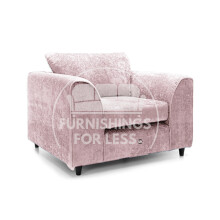 (Pink, Armchair) Monaco Chenille Fabric Corner Sofa Range