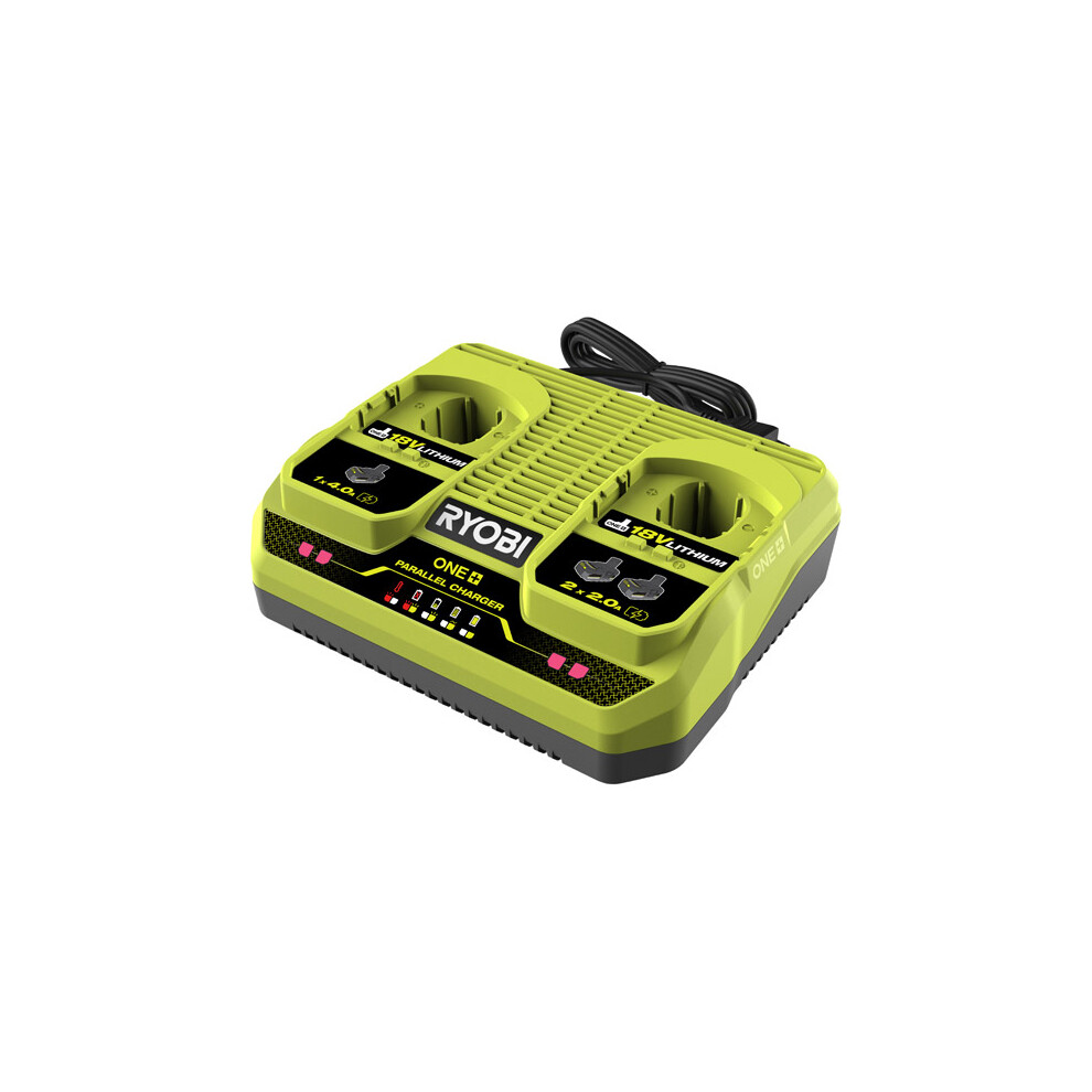 Ryobi ONE+ Dual Port Parallel Charger 18V - RC18240