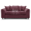 (Purple, 3 Seater Sofa) Monaco Chenille Fabric Corner Sofa Range 1