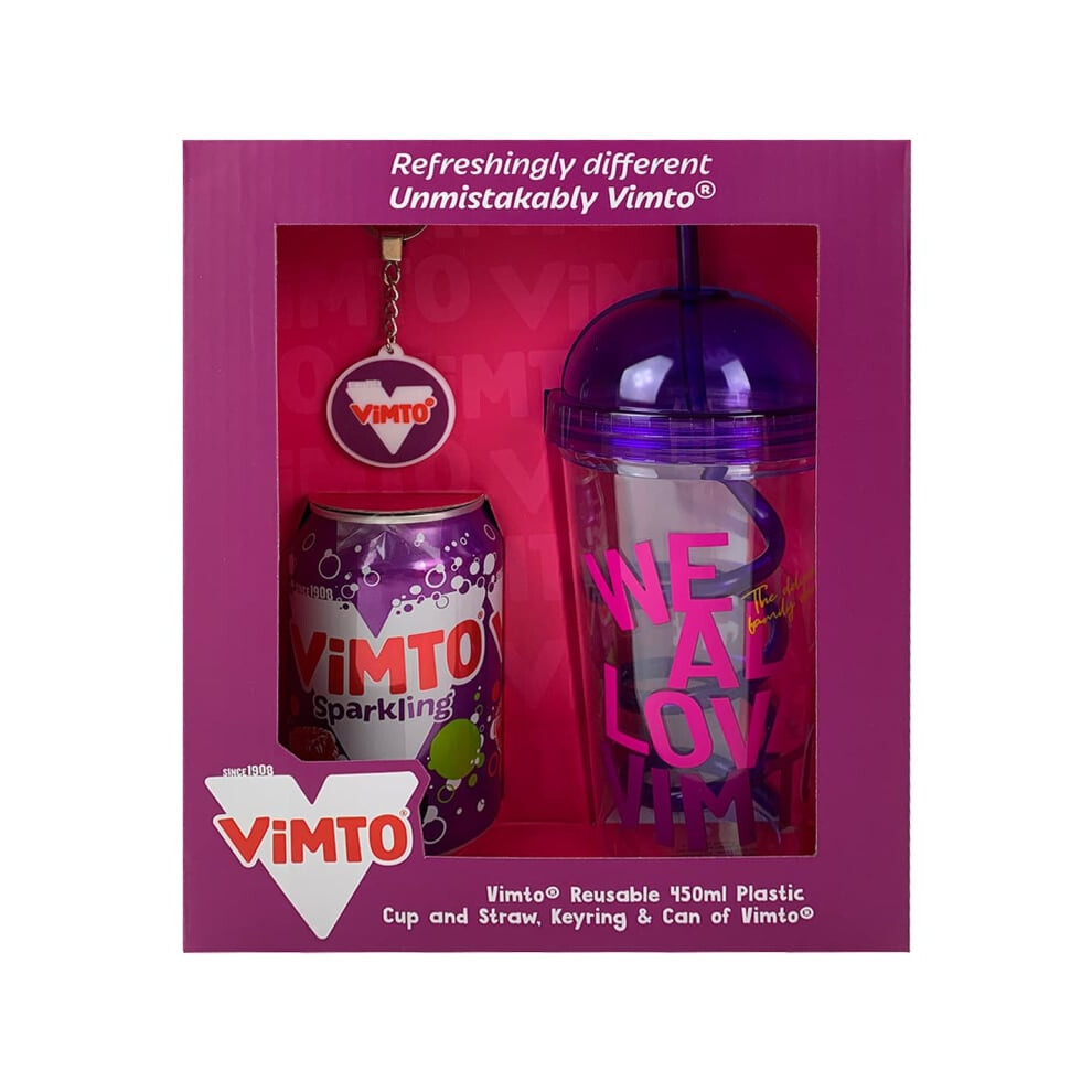 Vimto Beaker & Keyring Set