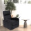 Modern Black PU Leather Recliner Massage Chair w/ Remote Control 2