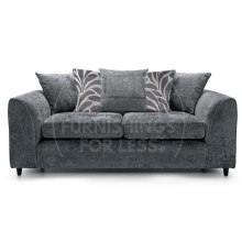 (Grey, 3 Seater) Zink Chenille Corner Sofa Range - 2 Colours