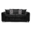 (Black, 3 Seater) Zink Chenille Corner Sofa Range - 2 Colours 1