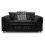 (Black, 2 Seater) Zink Chenille Corner Sofa Range - 2 Colours 1