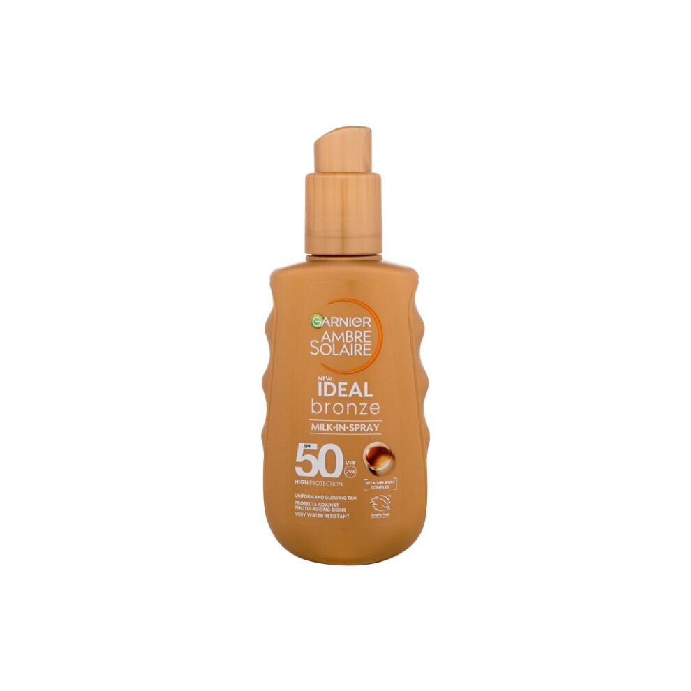 Garnier - Ambre Solaire Ideal Bronze Milk-In-Spray SPF50 - Unisex, 150 ml