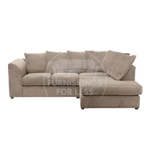 (4 Seater Right Hand Facing Corner) Fern Chenille Fabric Sofa Range 2