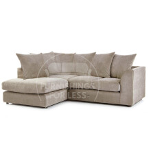 (4 Seater Left Hand Facing Corner) Fern Chenille Fabric Sofa Range