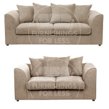 (3 + 2 Seater Sofa Suite) Fern Chenille Fabric Sofa Range