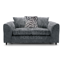 (Grey, 2 Seater) Zink Chenille Corner Sofa Range - 2 Colours