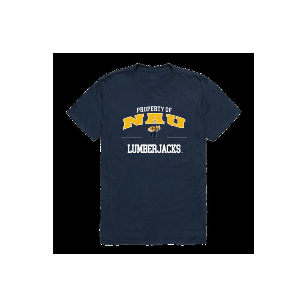W Republic 517-227-NVY-01 Northern Arizona University Lumberjacks Property College T-Shirt, Navy - Small-image-OPC-PFD92FX-NEW