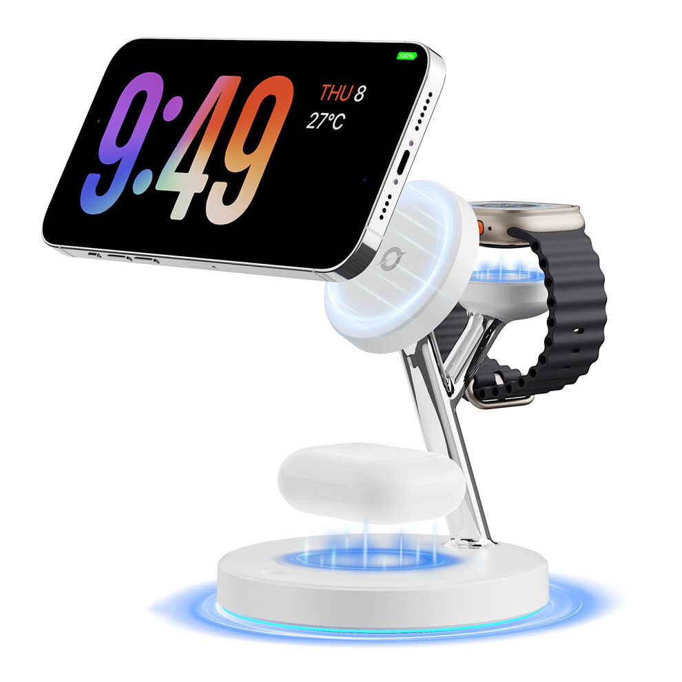 Chronus 3-In-1 Charging Station For Iphone 12-16, Watch, Airpods 6976918014429