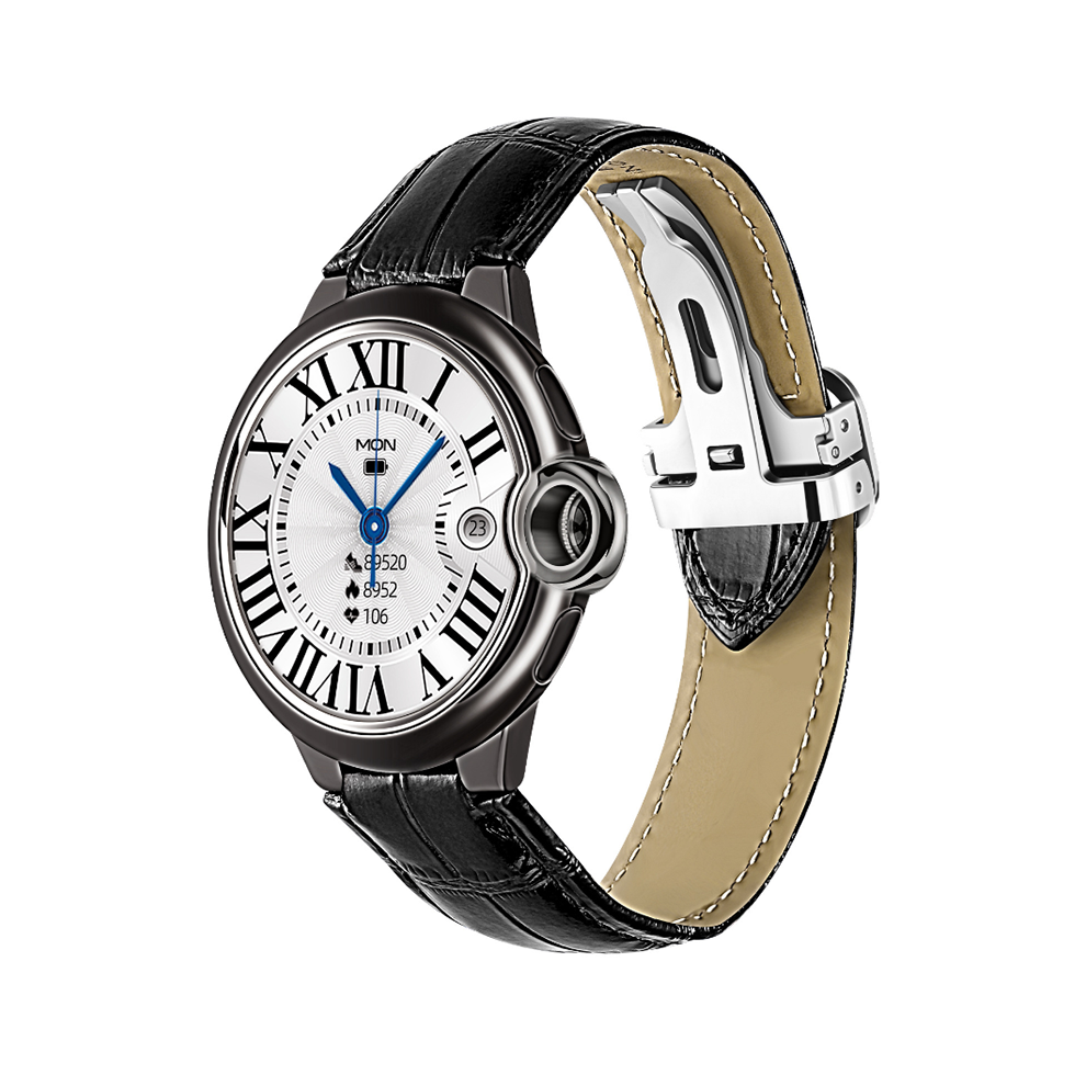 Chronus Smartwatch With Bluetooth Calling, Heart Rate Monitoring, And Fashionable Design(Black) Black 6976918013491