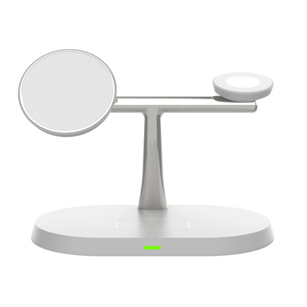 Chronus Wireless Phone Charger, 15W 3 In 1 Magnetic Wireless Charging Stand For Apple Phone Watch Fast Charging Station, Fast Charging 6976918014108
