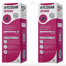 Hycosan Intense New Lubricating Eye Drops 7.5ml - Twin Pack