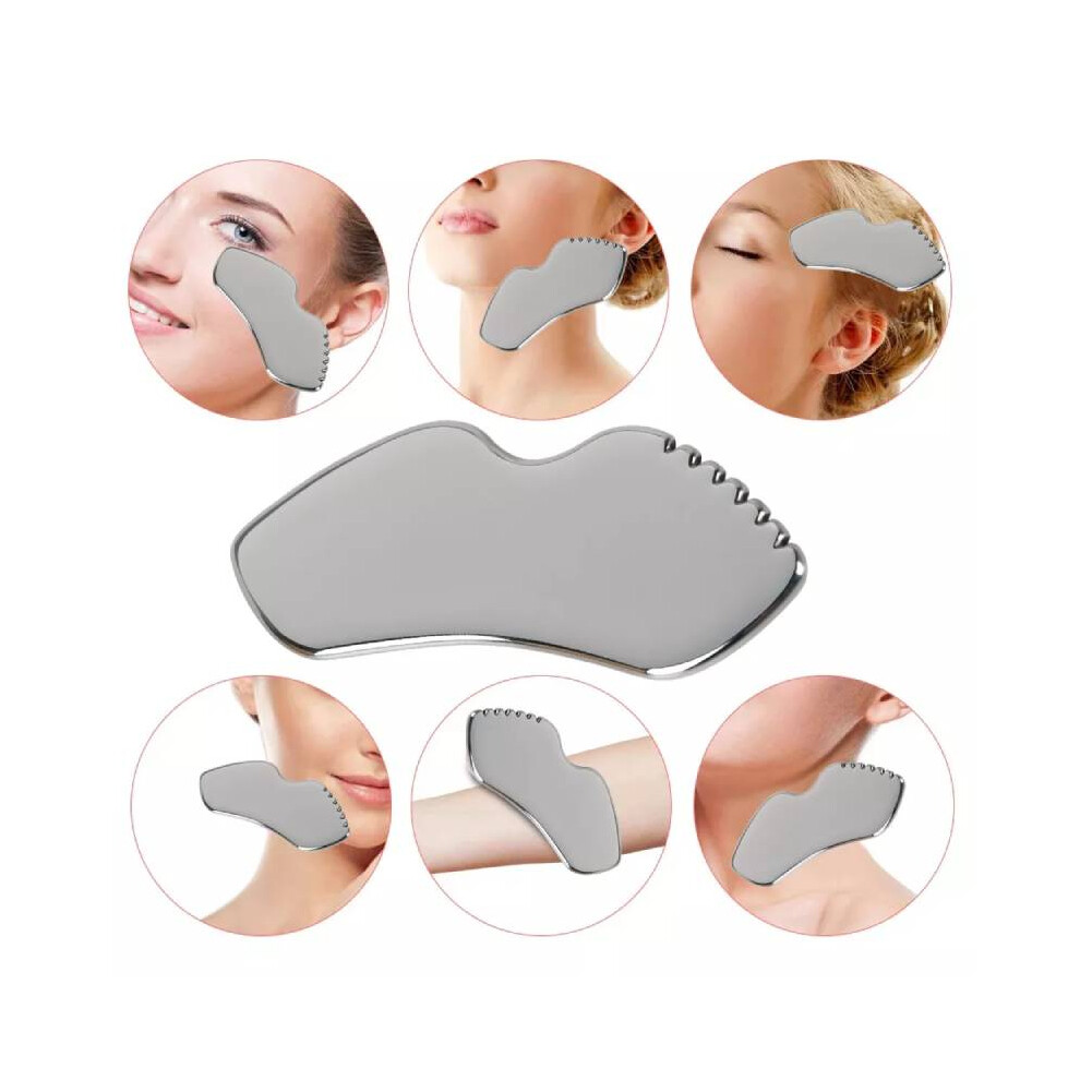 Gua Sha Stainless Steel Scraping Face Massager Tool Facial Scraper Healthy