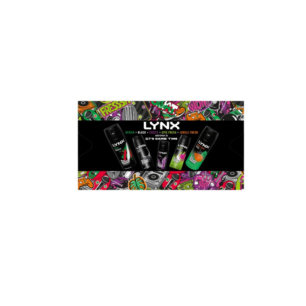 Lynx Bodyspray Set 5pk