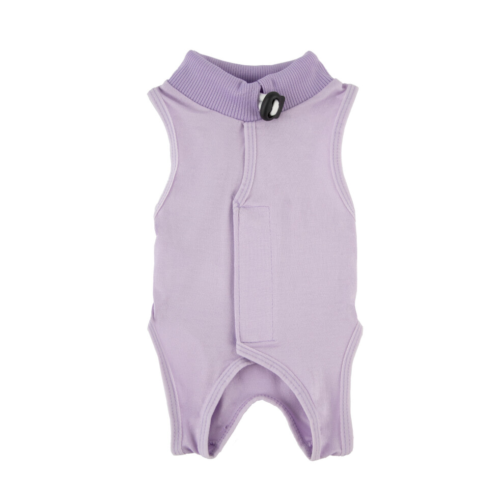 (Purple, S) Cat Sterilization Suit Weaning Sterilized Cat Clothes After Surgery Anti Licking