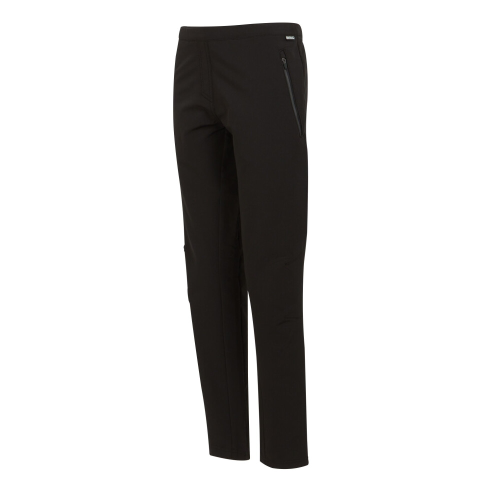 (10 UK R, Black) Regatta Womens/Ladies Pentre Extol Stretch Hiking Trousers