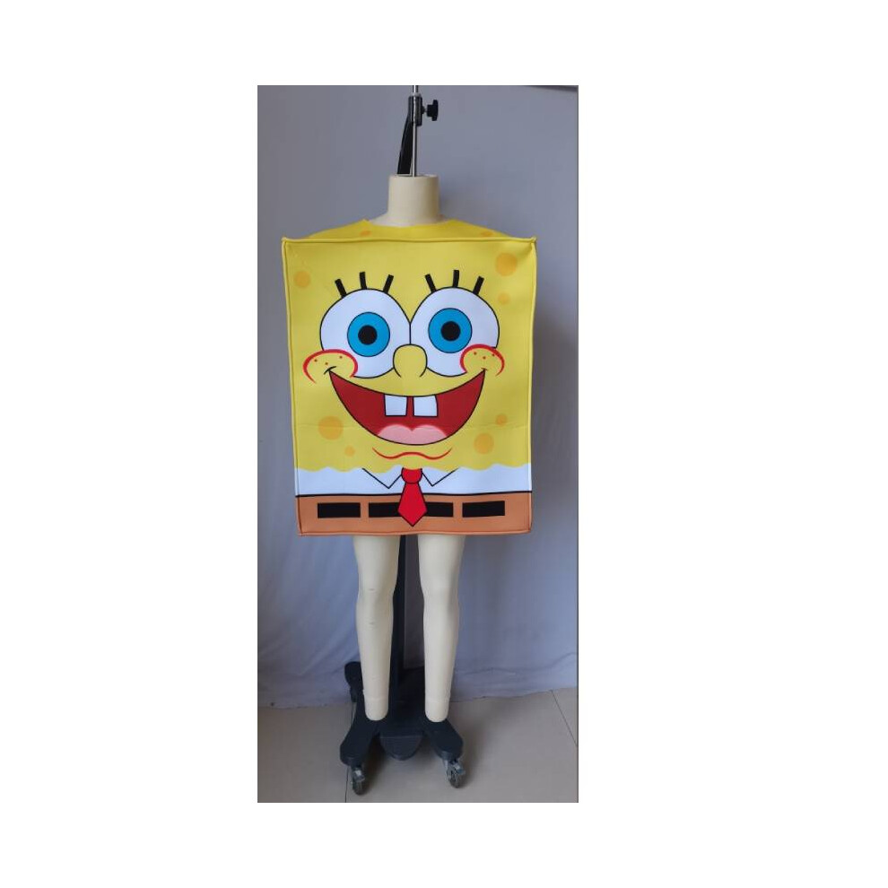 (Yellow) Spongebob Patrick Squarepants Star Halloween Performance Costume Doll Costume