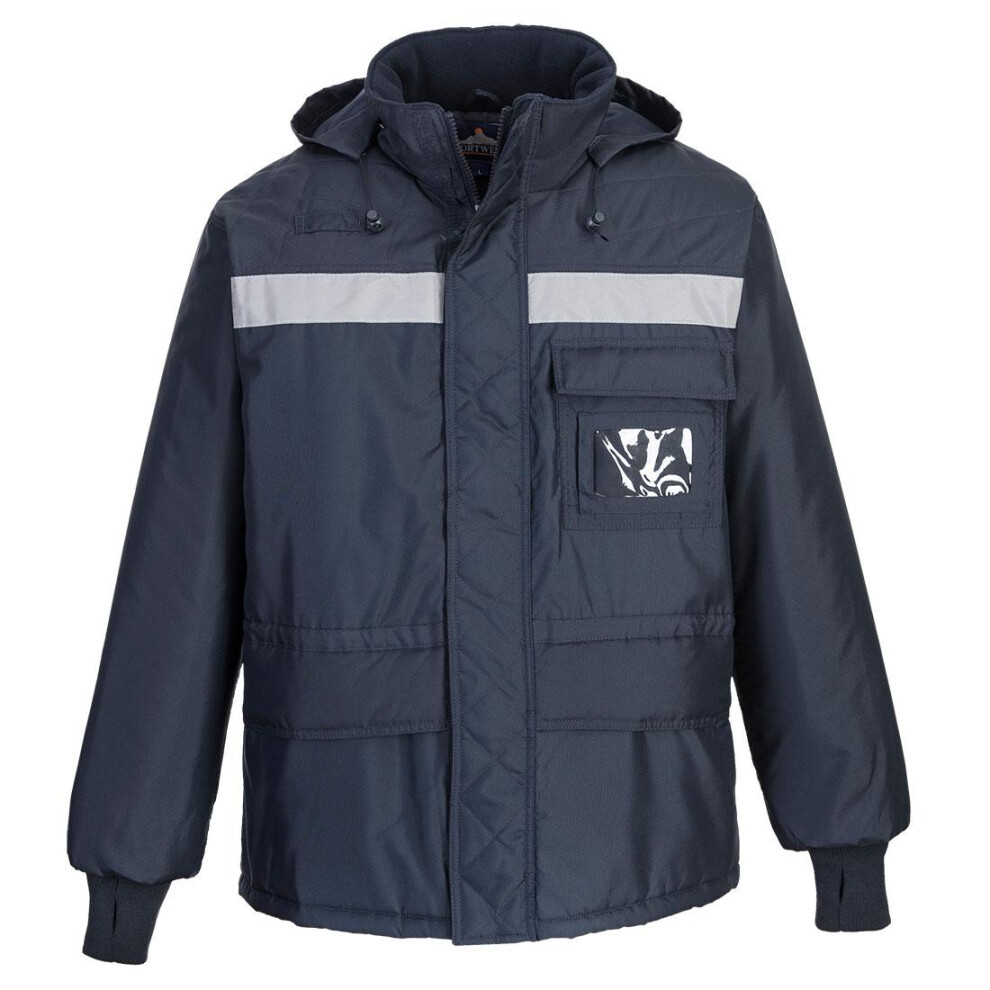 (3XL, Navy) Portwest Mens Coldstore Jacket