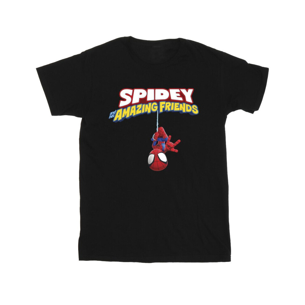 Spider-Man Hanging Upside Down T-Shirt