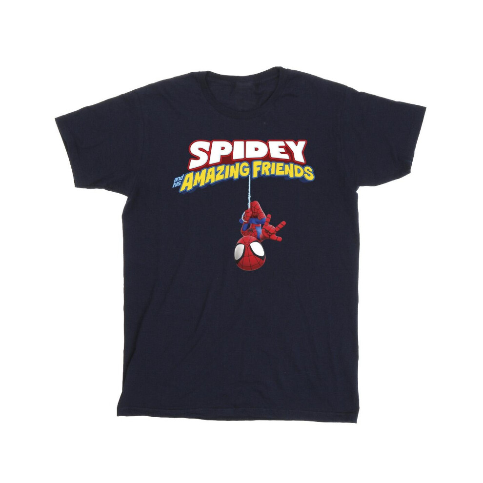 Spider-Man Hanging Upside Down T-Shirt