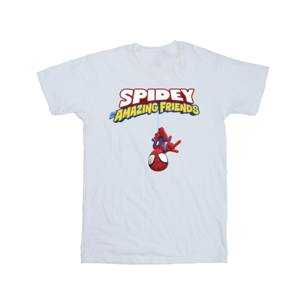 Spider-Man Hanging Upside Down T-Shirt